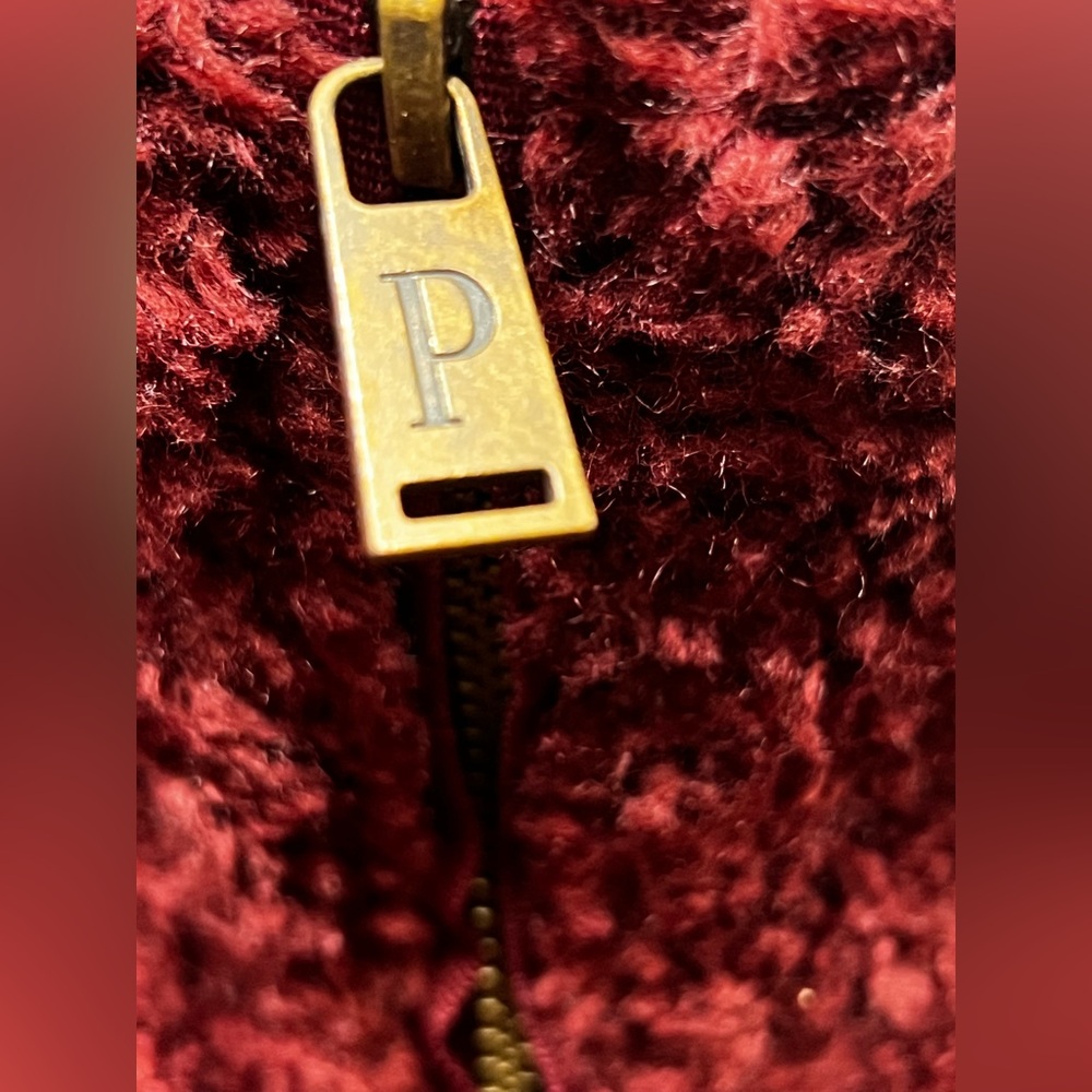 Pendleton Burgundy Fleece Jacket - image 5